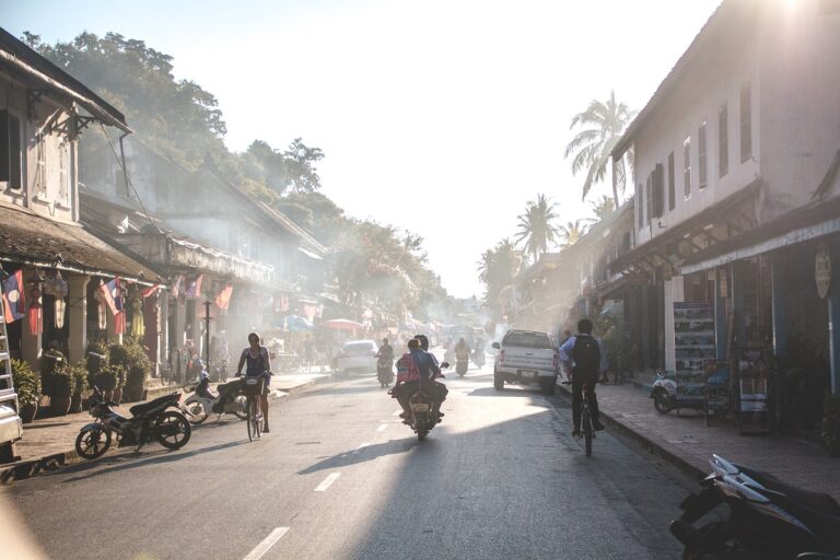 road, luang prabang, street